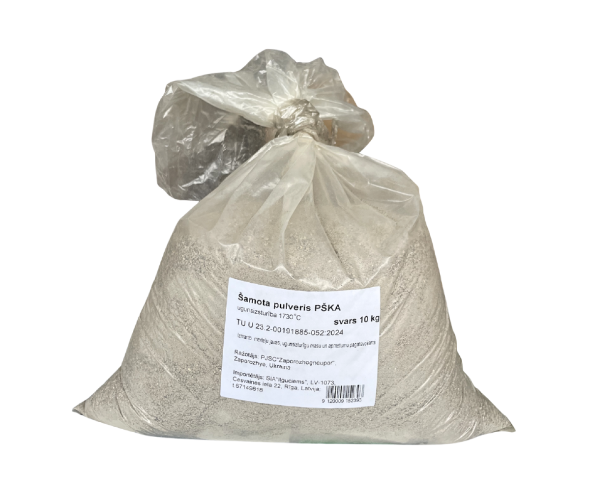 Šamota pulveris 10kg