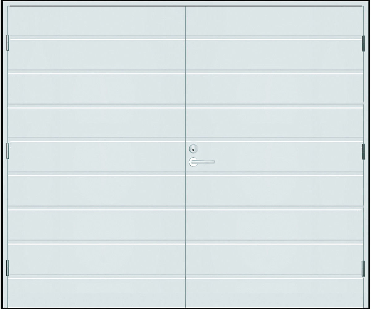 Garāžas ārdurvis KASKI SILVERSTONE, balts