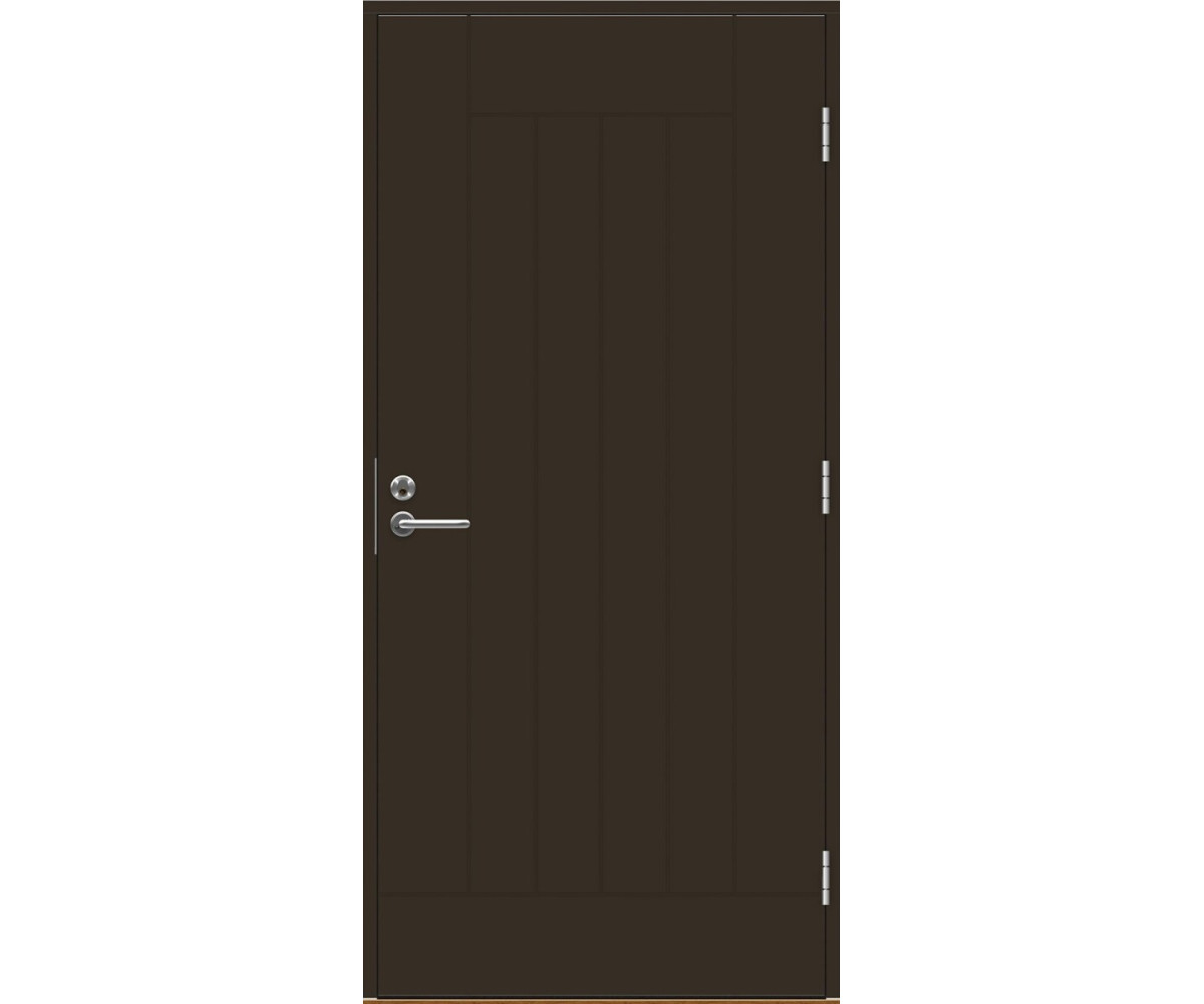 Privātmāju ārdurvis VERTO, brūns