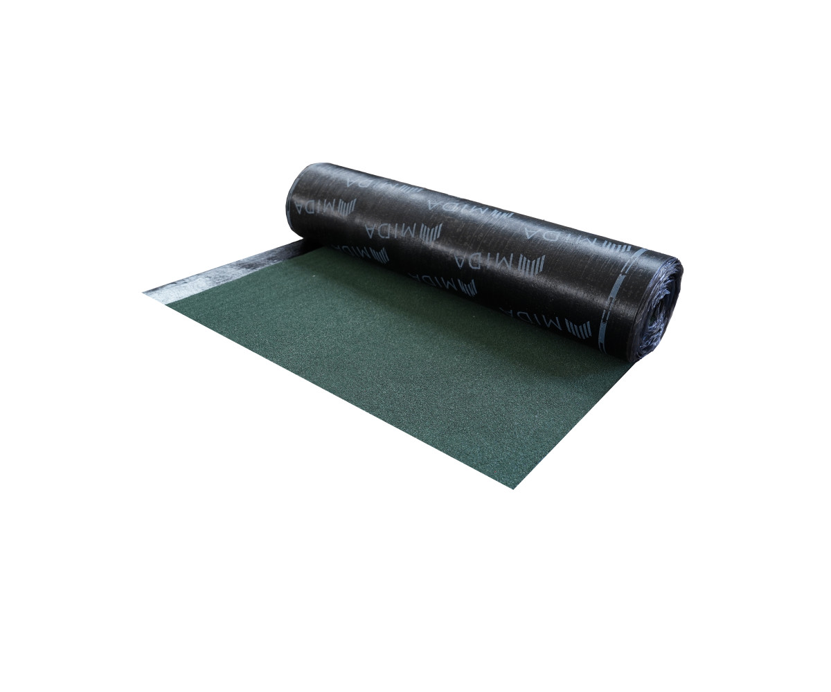 Bitumena rullis MIDA UNIFLEX EKP 5.0 Green slate (zaļš)
