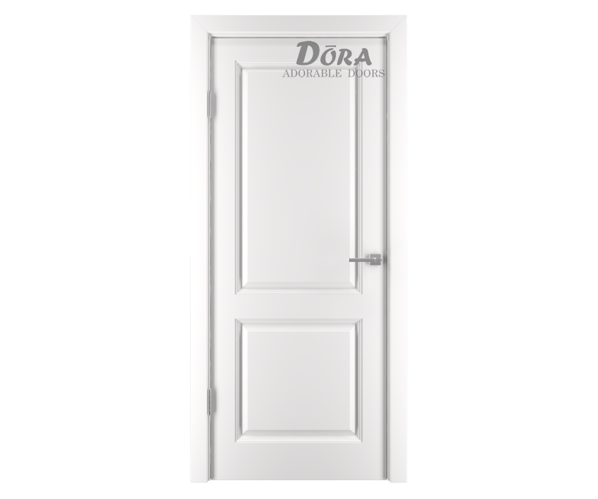 Межкомнатная дверь KVADRO,белая