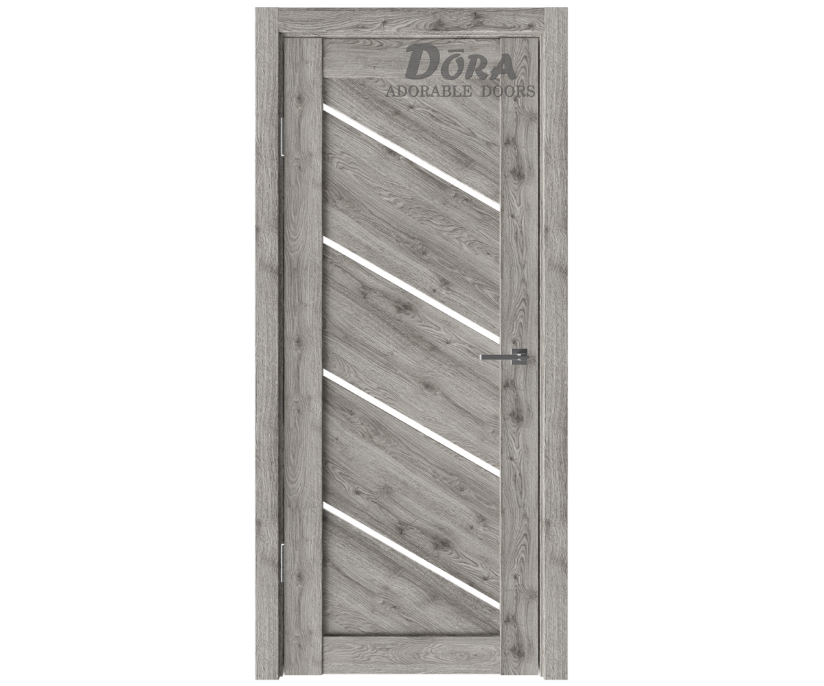 Межкомнатная дверь DIAGONAL-1, дуб рустик